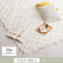 コットンケット〔120×180cm〕 ラグ ラグマット カーペット キルトラグ キルトケット コットンケット 汚れ防止 綿100% 中綿入り キルト生地 無地 約 120×180 床暖房対応 FRUTO