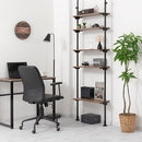 つっぱり式オープンラック〔幅70cm〕 突っ張りラック 5枚 棚板無段階 壁面収納 オープンラック リビング ぼん家具