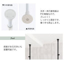 つっぱり式オープンラック〔幅90cm〕 突っ張りラック 5枚 棚板無段階 壁面収納 オープンラック リビング ぼん家具