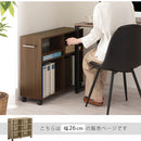 押入れ収納ボックス〔幅26cm〕 キャスター付き押入れ収納ボックス 奥行78cm 幅26cm 隙間収納 スリム 本棚 クローゼット収納 稼働棚   ぼん家具