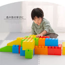 おもちゃブロック〔88ピース〕 大きくて軽い おもちゃブロック 知育玩具 からだを使って遊べる 大きなブロックで誤飲の心配無し プレゼント   ぼん家具
