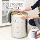 バケツ型米びつ〔30kgタイプ〕 米びつ 30kg 日本製 計量カップ付き 密閉 軽量 錆びに強い 防虫 頑丈 湿気 酸化防止 トタン製 米 OBAKETSU(オバケツ)