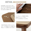 木製リバーシブルこたつ〔Lサイズ〕 こたつ コタツ 本体 こたつテーブル 長方形 105×60 カジュアルこたつ 天板 リバーシブル 北欧 おしゃれ ぼん家具