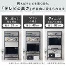 ユニットラック〔5段ラック本体〕 オープンシェルフ 5段 可動棚 オープンラック 木製 ラック 本棚 A4 大容量 ハイタイプ ユニットラック 本体 幅80 奥行40 高さ165 リビング 収納 棚 ぼん家具