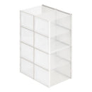 シューズボックス Mサイズ〔8個セット〕 シューズボックス クリア 靴 収納 箱型 8個セット Mサイズ おしゃれ シューズケース 扉付き コンパクト スタッキング 靴収納棚 スニーカー 約 幅25 奥行36 cm ぼん家具