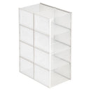 シューズボックス Lサイズ〔8個セット〕 シューズボックス スニーカーボックス クリア おしゃれ 靴収納 靴箱 スニーカーケース シューズケース 靴入れ 8個セット 透明 箱 ディスプレイ ぼん家具