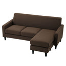 L字コーナーソファ ソファ ソファー 3人掛け 高さ調整可能 おしゃれ カウチソファ 肘付き コーナーソファー ダイニング エル字 L字 継ぎ脚 ローソファ 北欧 フロアソファ ぼん家具