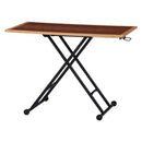 昇降テーブル 昇降式テーブル おしゃれ 小さめ 幅100 センターテーブル 木製 昇降 キャスター付き リフティングテーブル ダイニング テーブル ぼん家具