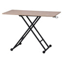 昇降テーブル 昇降式テーブル おしゃれ 小さめ 幅100 センターテーブル 木製 昇降 キャスター付き リフティングテーブル ダイニング テーブル ぼん家具