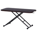 ガス昇降フリーテーブル ワイド 昇降式テーブル おしゃれ ガス圧 大きめ 幅120 センターテーブル 木製 昇降 キャスター付き リフティングテーブル ダイニング テーブル ぼん家具