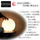 ムーンライトランプ〔25cm〕 フロアライト フロアランプ 関節照明 おしゃれ フロアスタンド LED 丸型 球体 25cm シンプル 照明 寝室 リビング 北欧 ぼん家具