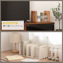 スライドブックスタンド 本立て 卓上 ブックスタンド 伸縮 おしゃれ シェルフ 木製 スライド式 本棚 書棚 収納ラック 机上ラック 卓上収納 ブックエンド ブックシェルフ 机 収納 ぼん家具