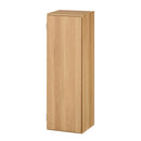 オーダーすき間ラック ロータイプ〔扉付き〕幅34～35cm 隙間収納 ラック 扉付き 5段 可動棚 ロータイプ 本棚 スリム 木目調 オーダー A4 ぼん家具