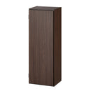 オーダーすき間ラック ロータイプ〔扉付き〕幅38～40cm 隙間収納 ラック 扉付き 5段 可動棚 ロータイプ 本棚 スリム 木目調 オーダー A4 ぼん家具