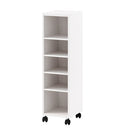 オーダーすき間ラック ロータイプ〔キャスター付き〕幅25～29cm 隙間収納 25cm 26cm 27cm 28cm 29cm 日本製 隙間ワゴン キャスター付き スリム すきま 収納ラック 薄型 隙間 本棚 木製 おしゃれ シンプル 北欧 ぼん家具