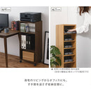 オーダーすき間ラック ロータイプ〔キャスター付き〕幅35～40cm 隙間収納 35cm 36cm 37cm 38cm 39cm 40cm 日本製 隙間ワゴン キャスター付き スリム すきま 収納ラック 薄型 隙間 本棚 木製 おしゃれ シンプル 北欧 ぼん家具