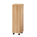 オーダーすき間ラック ロータイプ〔扉・キャスター付き〕幅25～27cm 隙間収納 25cm 26cm 27cm 日本製 隙間ワゴン 扉付き キャスター付き スリム すきま 収納ラック 薄型 隙間 本棚 木製 おしゃれ シンプル 北欧 ぼん家具