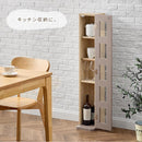 ディスプレイラック cd/dvdラック ガラス扉付き 5段 可動棚 韓国インテリア グレージュ 漫画 本棚 収納 スリム PUTUPUTU