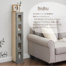 ディスプレイラック cd/dvdラック ガラス扉付き 5段 可動棚 韓国インテリア グレージュ 漫画 本棚 収納 スリム PUTUPUTU