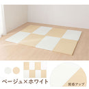 プレイマット〔140×200cm〕 プレイマット 140×200cm 折りたたみ シームレス キッズマット 掃除しやすい フロアマット おしゃれ 厚さ3.2cm 騒音防止 抗菌 防臭 ホルムアルデヒド ぼん家具