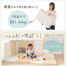 プレイマット〔120×160cm〕 プレイマット 120×160cm 折りたたみ シームレス キッズマット 掃除しやすい フロアマット おしゃれ 厚み3.2cm 騒音防止 抗菌 防臭 ホルムアルデヒド ぼん家具