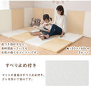 プレイマット〔120×160cm〕 プレイマット 120×160cm 折りたたみ シームレス キッズマット 掃除しやすい フロアマット おしゃれ 厚み3.2cm 騒音防止 抗菌 防臭 ホルムアルデヒド ぼん家具