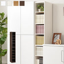 オーダーすき間ラック ハイタイプ〔オープン〕幅25～29cm 隙間収納 ラック 10段 可動棚 ハイタイプ 本棚 スリム 木目調 オーダー A4 ぼん家具