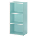 カラーボックス 3段 固定棚 スリムタイプ カラーボックス 3段 深型 横置き可 コミック最大216冊収納 ぼん家具