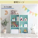 カラーボックス 3段 固定棚 スリムタイプ カラーボックス 3段 深型 横置き可 コミック最大216冊収納 ぼん家具