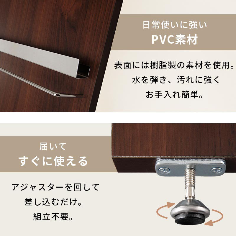 ぼん家具 ウッドマガジンラック 3段ワイド おしゃれ 収納家具 本棚