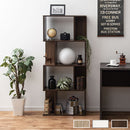 ディスプレイシェルフ〔4段〕 ディスプレイラック S型 4段 オープンラック シェルフ 収納棚 本棚 ディスプレイ 薄型 A4 ぼん家具