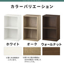 カラーボックス 2段 固定棚 カラーボックス 2段 縦置き 横置き 2WAY A4サイズ 対応 ぼん家具