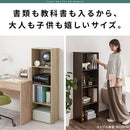 カラーボックス 4段 固定棚 カラーボックス 4段 縦置き 横置き 2WAY A4サイズ対応 ぼん家具