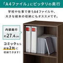 カラーボックス 4段 可動棚 カラーボックス 可動棚 4段 A4サイズ 対応 棚板32段階 ぼん家具