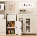 カラーボックス 3段 扉付き カラーボックス 扉付き 3段 収納棚 本棚 雑貨 小物 木目調 ぼん家具