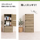 カラーボックス 3段 扉付き カラーボックス 扉付き 3段 収納棚 本棚 雑貨 小物 木目調 ぼん家具