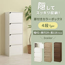 カラーボックス 4段 扉付き カラーボックス 扉付き 4段 収納棚 本棚 雑貨 小物 大容量 木目調 ぼん家具