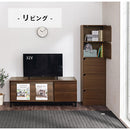 カラーボックス 5段 扉付き カラーボックス 扉付き 5段ボックス 収納棚 本棚 おしゃれ 大容量 キャビネット コミックラック チェスト 木製 漫画 約 幅40 ハイタイプ ぼん家具