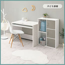 カラーボックス 2列 3段+2段 扉付き 多目的収納ラック 扉付き 3段＋2段 深型 2列収納 A4サイズ 対応 ぼん家具