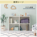 カラーボックス〔2段〕 カラーボックス 2段 深型 横置き可 コミック最大144冊収納 ぼん家具