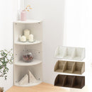 カラーボックス 3段 コーナータイプ カラーボックス コーナー収納 3段 縦置き 横置き 2WAY 360度化粧仕上げ ぼん家具