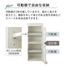 扉付きカラーボックス〔2枚扉〕 ディスプレイラック 2枚 扉付き 可動棚 本棚 雑誌 漫画 収納棚 A4 対応 北欧 ぼん家具