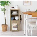 扉付きカラーボックス〔2枚扉〕 ディスプレイラック 2枚 扉付き 可動棚 本棚 雑誌 漫画 収納棚 A4 対応 北欧 ぼん家具