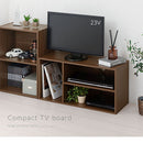 [ 幅74cm ] コンパクトテレビ台 カラーボックス テレビ台 ディスプレイラック おしゃれ オープンラック スリム 横置き A4 約 幅70cm 奥行30cm 収納ラック コンパクト ワンルーム ぼん家具