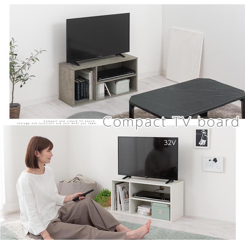 ぼん家具 幅74cm コンパクトテレビ台 おしゃれ インテリア テレビ台