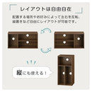 [ 幅74cm ] コンパクトテレビ台 カラーボックス テレビ台 ディスプレイラック おしゃれ オープンラック スリム 横置き A4 約 幅70cm 奥行30cm 収納ラック コンパクト ワンルーム ぼん家具