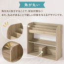 絵本収納ラック 絵本棚 大容量 おもちゃ収納 キッズ 子供 こども 子ども 大人 シンプル 一緒に おもちゃラック 絵本ラック ロータイプ マガジンラック オープンラック ぼん家具