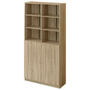 シンプル木製ラック〔扉付き〕