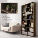 ハイタイプ本棚〔幅90cm〕 本棚 ハイタイプ 8段 可動棚 薄型 収納棚 木目調 ラック コミック 漫画 大容量 ぼん家具