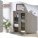 ガラス扉キャビネット〔2扉タイプ〕